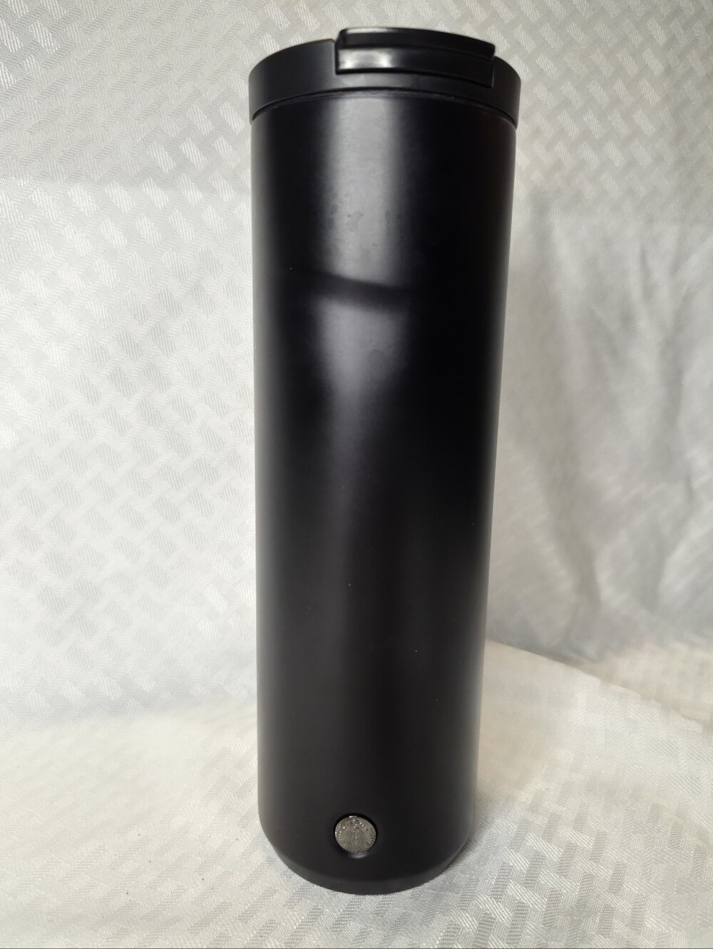 Starbucks Matte Black Siren Badge Stainless Steel Tumbler 20oz Flip Lid 2018